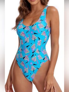 Retro One Piece Swimsuit